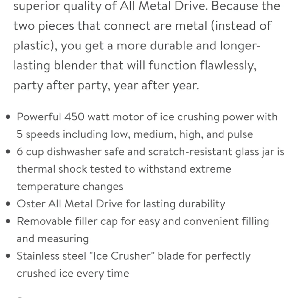 Oyster 5 Speed Blender - Picture 12 of 12